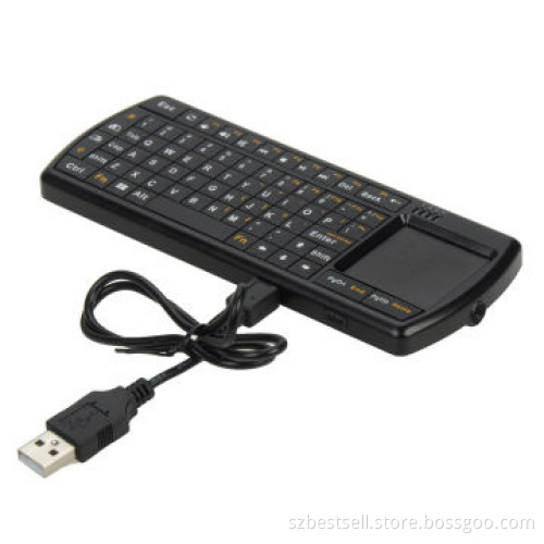 Touchpad keyboards, easy access of multi-media functions